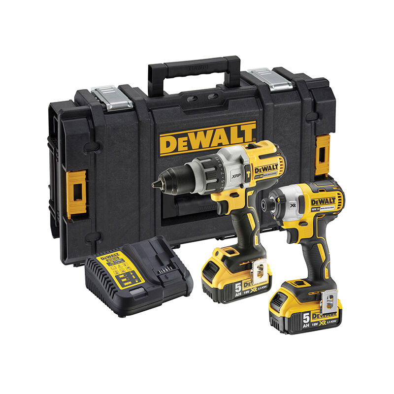 DEWALT DCK276P2 Brushless Twin Pack 18V 2 x 5.0Ah Li-ion DEWDCK276P2