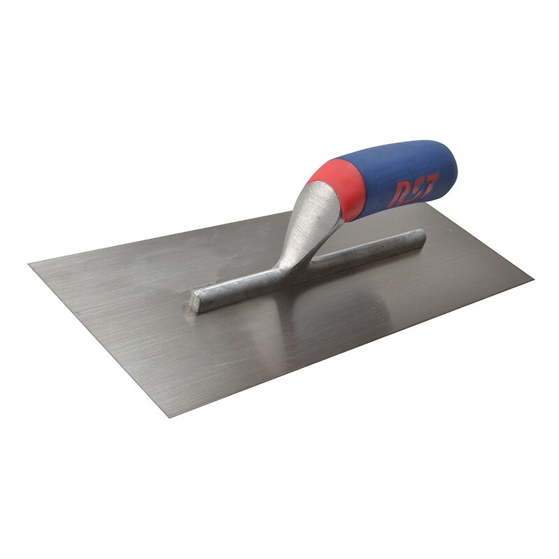 R.S.T. Plasterer's Finishing Trowel Carbon Steel Soft Touch Handle 13 x 4.1/2in RST13S