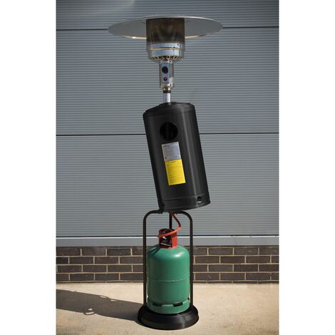 Sealey Dellonda Gas Patio Heater 13kW Commercial & Domestic Use Black DG1