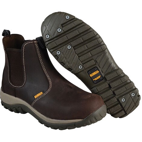 DEWALT Radial Safety Boots Brown UK 9 EUR 43 DEWRADIAL9B