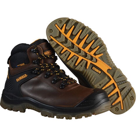 DEWALT Newark S3 Waterproof Safety Hiker Boots Brown UK 7 EUR 41 DEWNEWARBR7