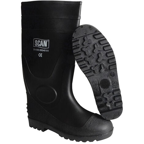 Scan Safety Wellingtons UK 10 EUR 44 SCAFWWELL10