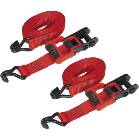 Sealey Ratchet Strap 75mm x 10m Polyester Webbing 10000kg TD10010J main image 1