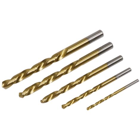 Sealey Left-Hand Spiral Drill Bit Set 5pc AK8189