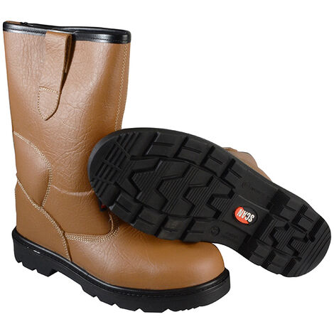 Scan Texas Lined Rigger Boots Tan UK 6 EUR 40 SCAFWTEXAS6