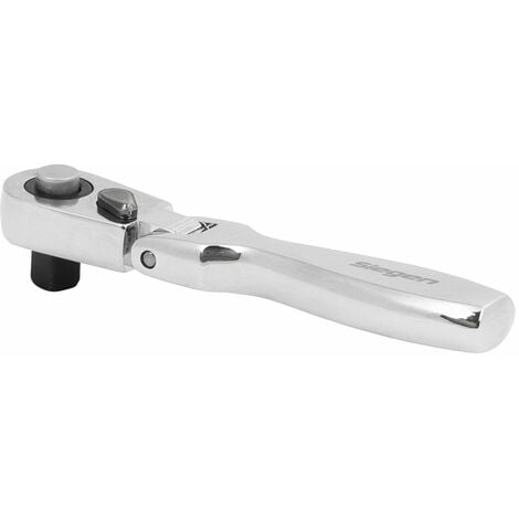 Sealey 1/4"" Drive Micro Flexi Head Ratchet Wrench 72 TOOTH Mirror Finish S01254