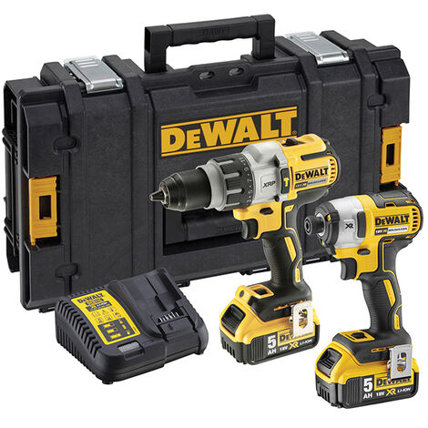 DEWALT DCK276P2 Brushless Twin Pack 18V 2 x 5.0Ah Li-ion DEWDCK276P2