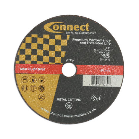 Connect 30459 惚れ 75mm Abracs Cut-off Discs by CONNECT
