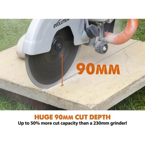 Evolution R230DCT 230mm Disc Cutter + Blade 1600W 110V EVLR230DCTL