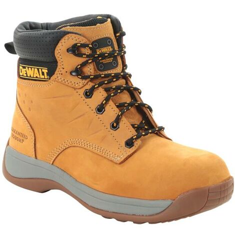 DEWALT Men's Non-Metallic Safety Hiker Boots - Brown Nubuck Leather Work Boots - View #7