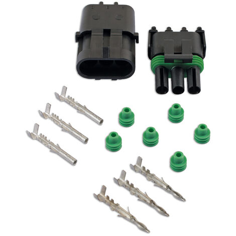 Connect Automotive Electrical Delphi Connector Kit 3 Pin 14pc 37328