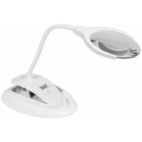 Sealey Rechargeable Dual Mounting Magnifying Worklight SMD LED Dimmable WL63/8D