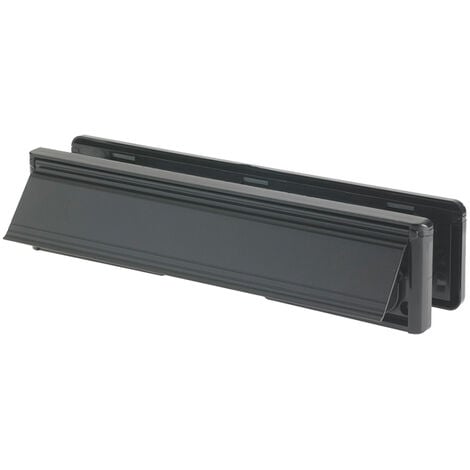 Yale Locks Letter Plate Black (Visi-Packed) 300mm (12in) YALLP440606C