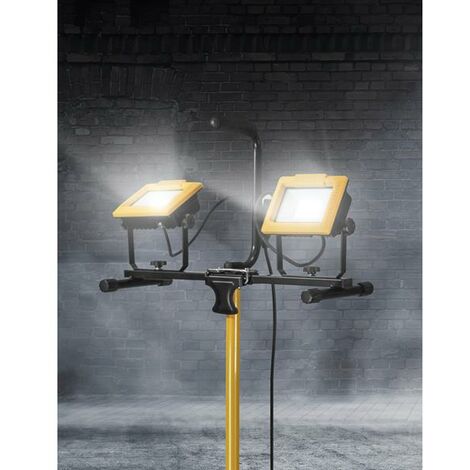 Faithfull Power Plus LED Twin Tripod Site Light 70W 240V FPPSLT70V