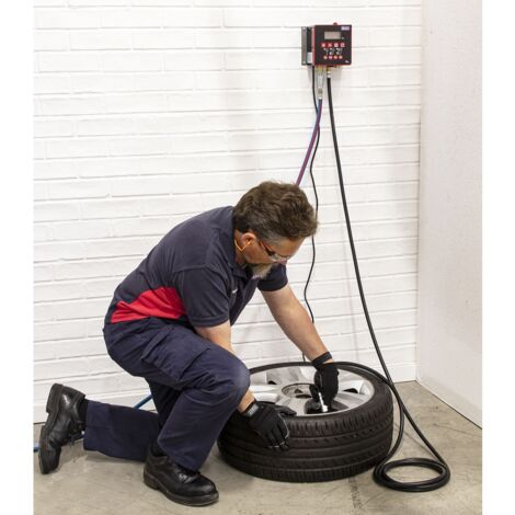 Sealey Qube Digital Tyre Inflator Professional with OPS & Nitrogen Purge SA390