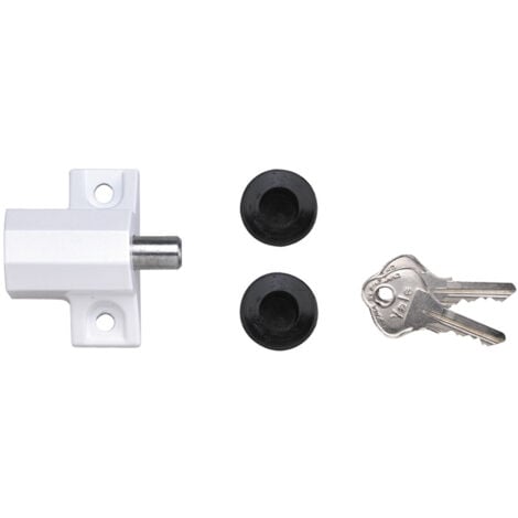 Yale Locks P114 Patio Door Lock White Finish Visi-pack YALP114WE