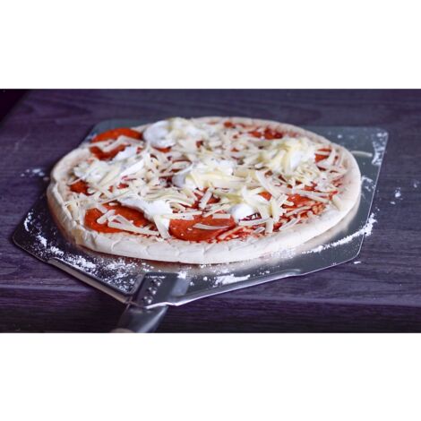 Sealey Dellonda Stainless Steel Pizza Peel 11 x 15"" with 5"" Wooden Handle DG39