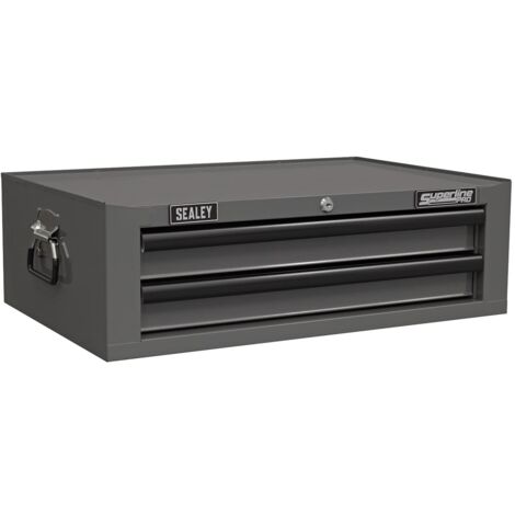 Sealey Grey Toolbox Combination 14 Drawer with Ball-Bearing Slides APSTACKTGR