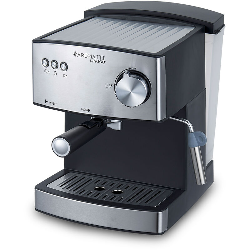 Caffettiera espresso cappuccino 2in1 850W 1.60L / 19bar Sogo