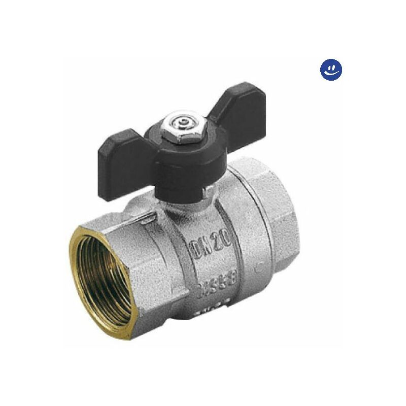 Valvola Due Vie Valvola A Sfera In Ottone Cromato 1/4 NPT - 2 Pezzi, Maschio X Femmina, 2 Vie, Per Acqua E Olio Valvola Arresto 2 Vie