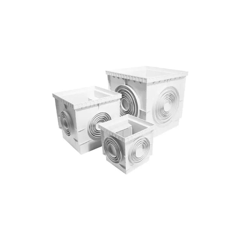 Pozzetto monolitico d'ispezione in pp con fondo mm 300x300 - ingresso/uscita ø 63-80-100-125-140 NICOLL