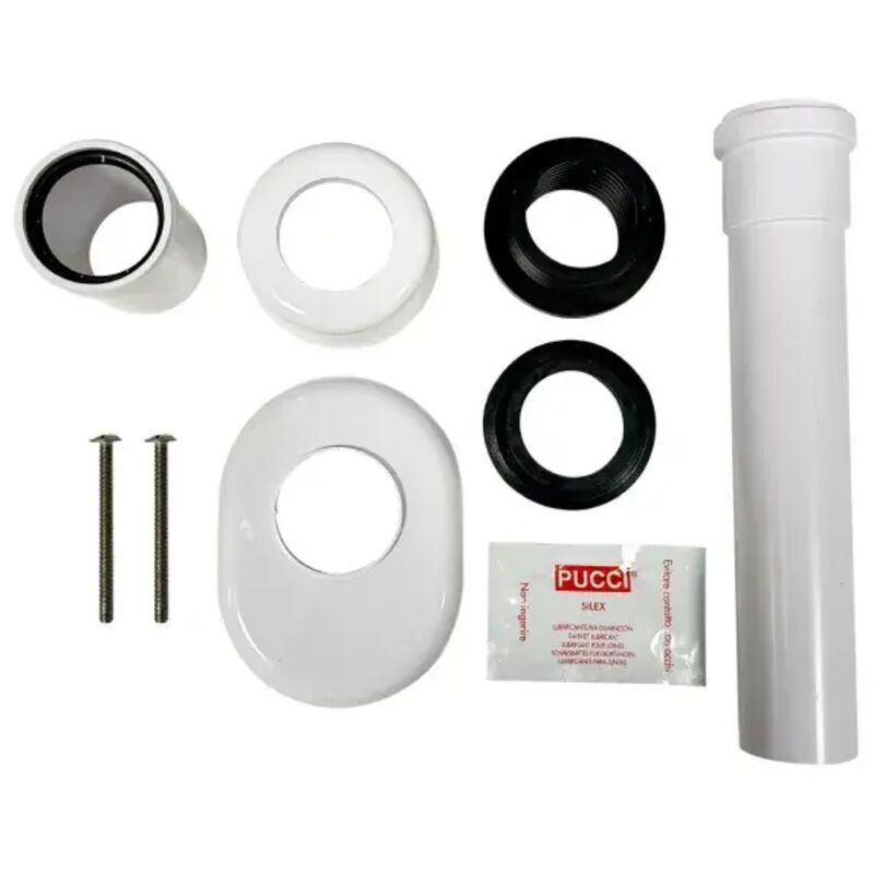 Placca di comando Pucci Sara Linea per cassette di scarico bianca 80130660