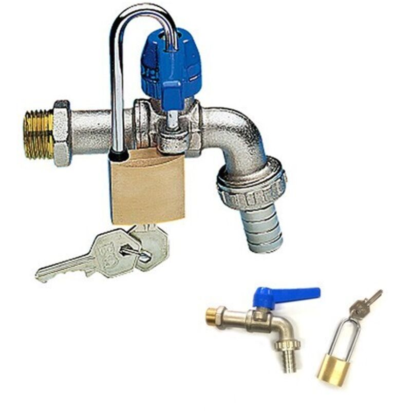 Valvola A Sfera Ottone 3/8" A Y - Connettore 3 Vie Per Tubi Flessibili ID 10-11mm