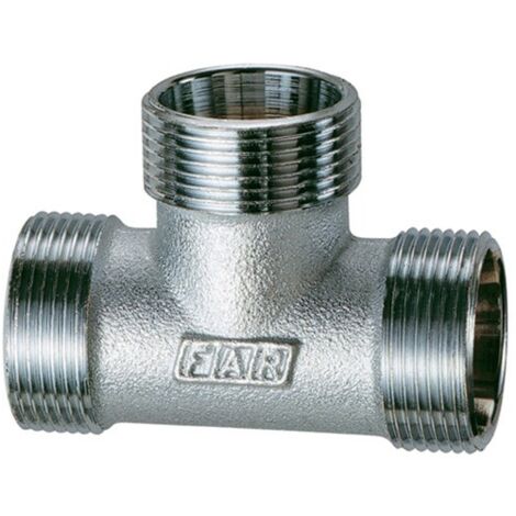 Raccordo a t intermedio in ottone cromato m 24x19 FAR (1/2)