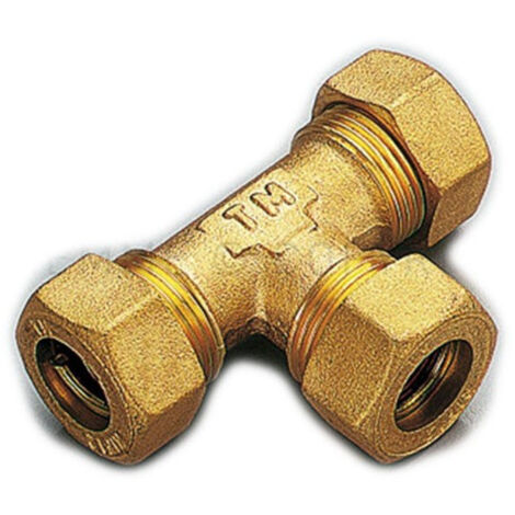 Raccordo 12x12x12 a tee t a compressione con tenuta o-ring