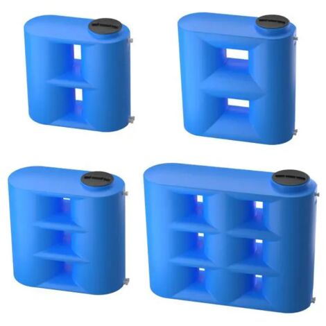Serbatoio parallelepipedo in polietilene per stoccaggio acqua a pressione atmosferica lt 500 CORDIVARI