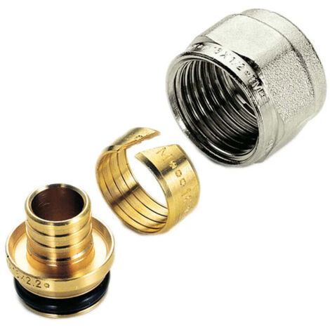 Sourcingmap 2 Set Raccordi Per Tubo In Ottone - Adattatore Spinato Da 6 Mm A G1/8 Femmina Con Fascette Stringitubo 6-12 Mm - 2