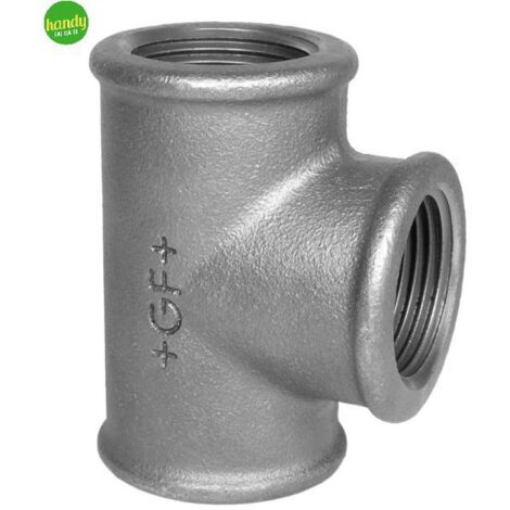 Té uguale Fonte Zincata FFF 40x49