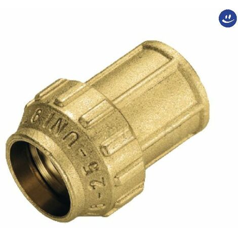 Suinga GOMITO OTTONE 32 mm per tubo in polietilene da 32 mm