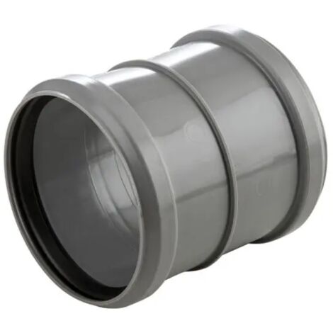 Manicotto doppio bicchiere ad innesto scorrevole in pp con guarnizione serie ed tech ø125 WAVIN