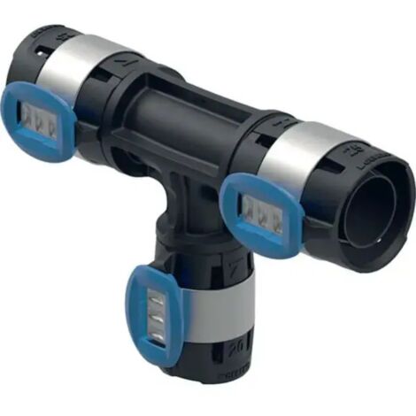 Raccordo a "t" flowfit ridotto in ppsu per multistrato a pressare ø20/16/20 mm GEBERIT