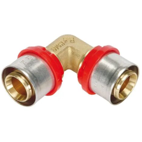 Raccordo curvo intermedio a pressare per tubo multistrato modello cobrapress ø20x2 - ø20x2 TIEMME