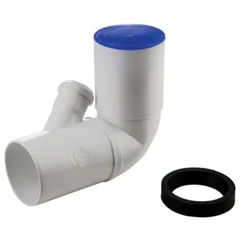 Curva wc prolungata ad innesto in pp con attacco orientabile serie ed tech ø110/40 WAVIN
