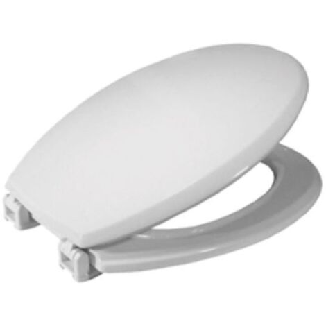 Copriwater termoindurente ovale serie Quinta/Easy 2.0 chiusura standard GEBERIT