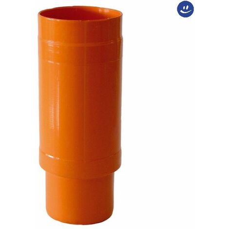 TUBO PVC PLASTICA ROSSA ARANCIO 2 METRI ACQUA FOGNA 40 mm