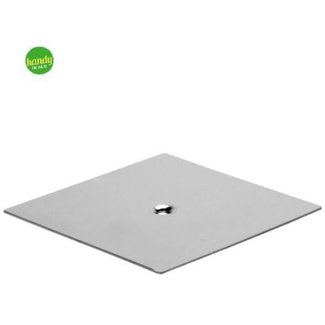 Piattella acciaio inox quadrata lusso 150x150 mm HIDROS
