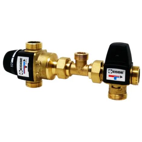 Kit per integrazione solare termico a taratura variabile serie vmd322 3/4" - taratura dev. regolabile da 42° a 52°c ESBE