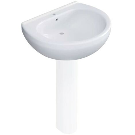 Sapho Lavabi - Lavabo Thalie 70x37 cm, bianco TH11070