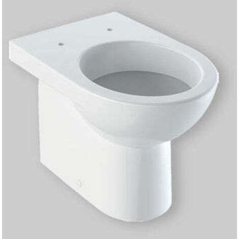 Vaso wc a terra filo parete in ceramica bianca serie selnova vaso filoparete GEBERIT