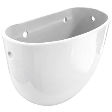 Cassetta scarico in ceramica bianca universale BARBOTTINA