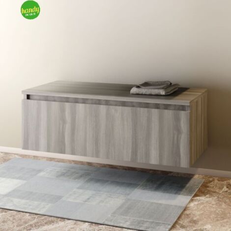Consolle Cassettone Sospeso Mobo 100x46x30 cm Olmo (1/4)
