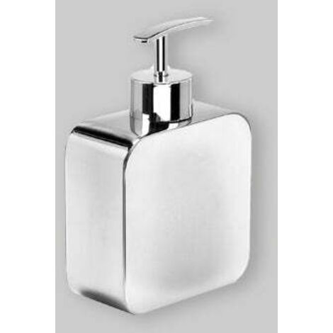 Dosa sapone da appoggio in acciao inox cromato modello polaris dim. cm (lxpxh): 10,2x4,5x14,9 - cromato lucido GEDY