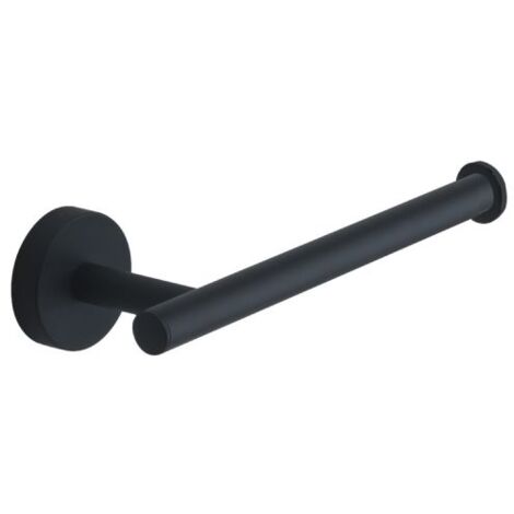 Portarotolo da muro in acciaio inox e Cromall 2324 Gedy serie EROS Nero Matt