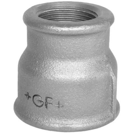 Raccordo ridotto femmina femmina in ghisa malleabile zincato 1/2"x3/8" GEORG FISCHER