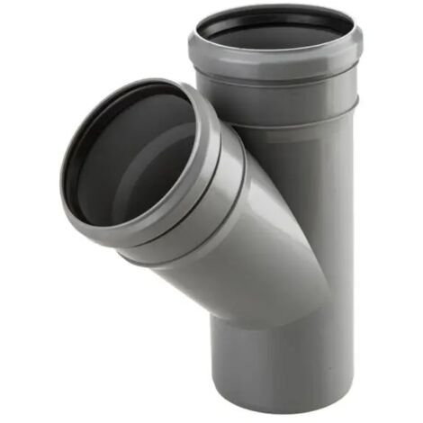 BRAGA 87 ° AD INNESTO IN PVC CON GUARNIZIONE RAL 8023 - EE ¸100 RAL 8023