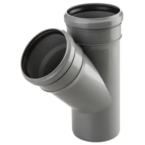 BRAGA 87 ° AD INNESTO IN PVC CON GUARNIZIONE RAL 8023 - EE ¸100 RAL